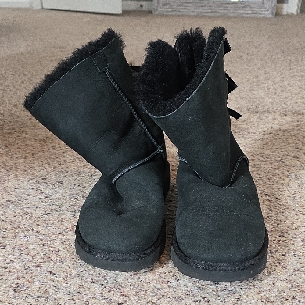 UGG Black Suede Boots